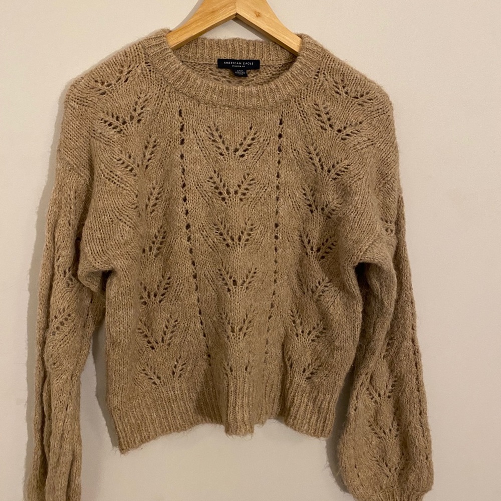 American Eagle Cropped Fit Sweater